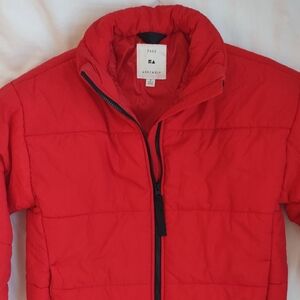 Free Assembly Women's Red Bomber Jacket